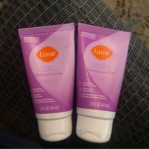 Lume‎ Lavender-Sage Acidified Body Wash - Purple 2pack 1.5 oz